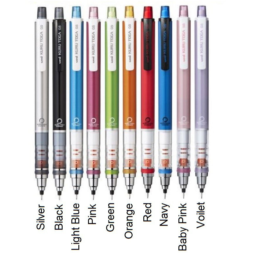 Uni Kuru Toga Basic - Automatic Lead Rotation Mechanical Pencil (0.5mm)