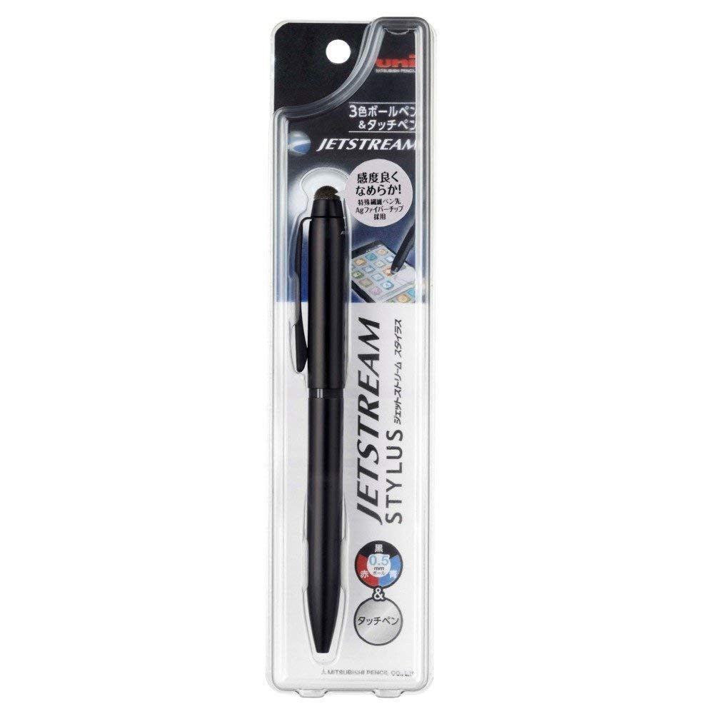 Mitsubishi Uni Jetstream Stylus 3 Colors Multi Pen (0.5mm) & Stylus (Ag Fiber)