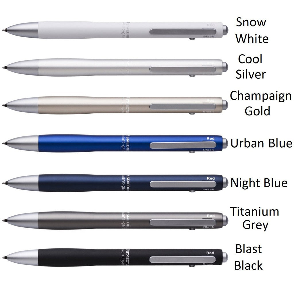 Staedtler Avant Garde Premium 4 in 1 Function - 3 Color Ball Point Pen (0.7mm) + Mechanical Pencil (0.5mm)