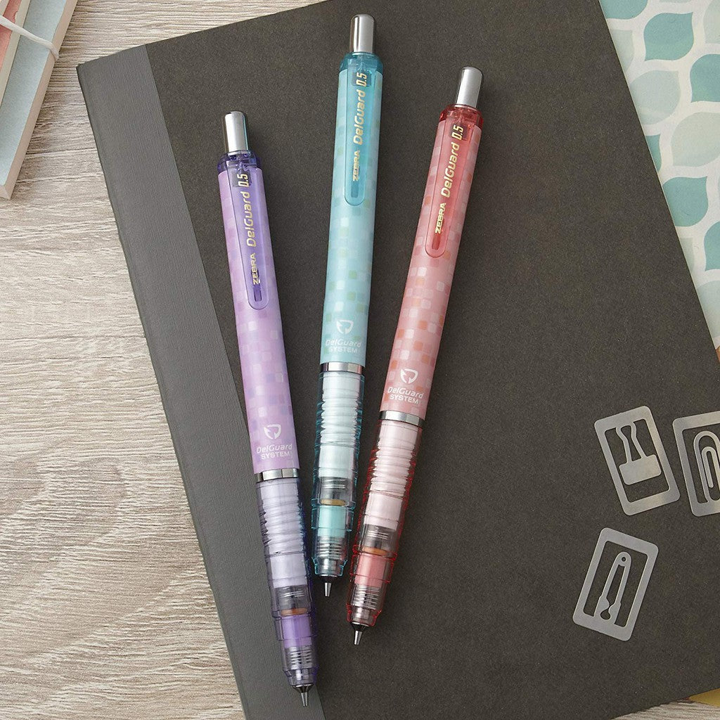 Zebra DelGuard Checked Edition Anti-break Core Mechanical Pencil (0.5mm)