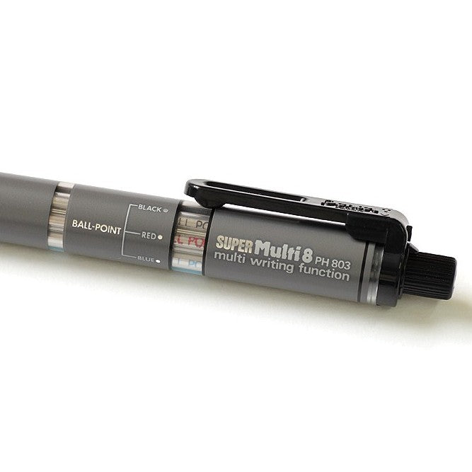 Pentel Super Multi 8 0.7 mm Ballpoint Pen 2 mm Lead Holder (japan import) Multi8 PH803