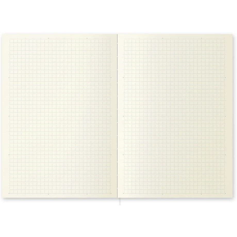 Midori MD Notebook Minimalist Diary- A5 A6- Grid, Lined, Blank, Grid, Frame