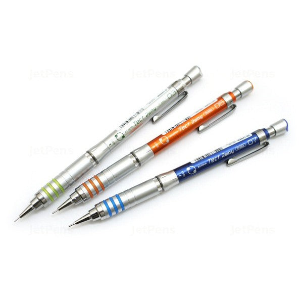 Zebra Metal Grip Tect 2way 0.5mm (Shake+Press) Dual Function Drafting Mechanical Pencil