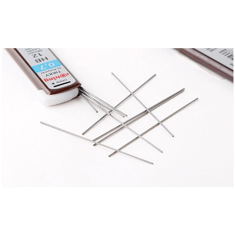 Rotring Tikky Hi-Polymer Pencil Lead (0.3 0.35 0.5 0.7 0.9 1.0 2.0 mm 2H H HB B 2B)