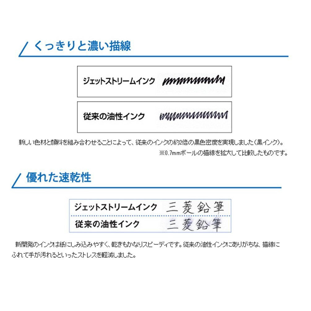 Refill for Mitsubishi Multi Function Jetstream Pen SXR-80-07 (0.7mm)