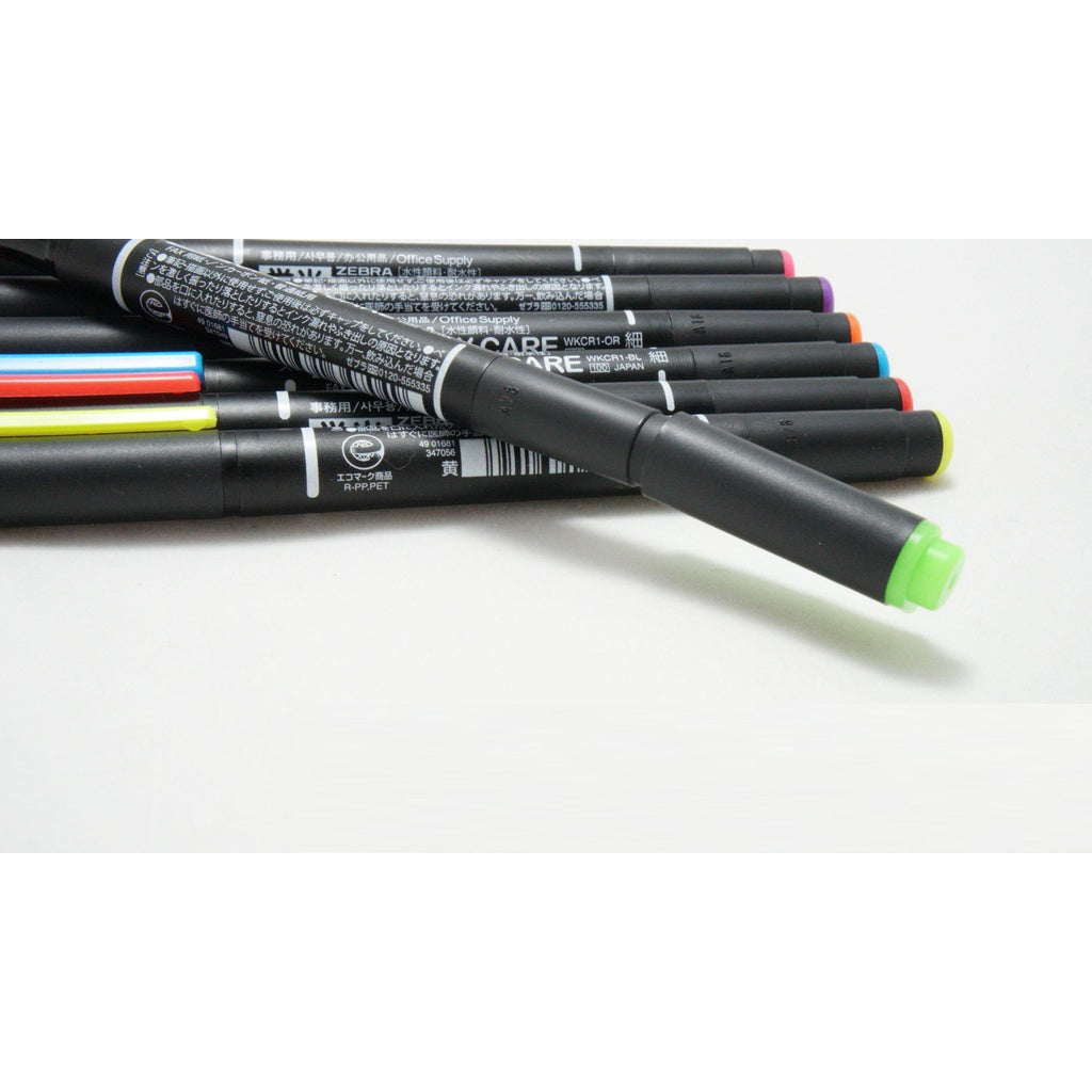 Zebra Highlighter Optex Care - Japan Edition Water Proof Light Resistant Double Sided Bight