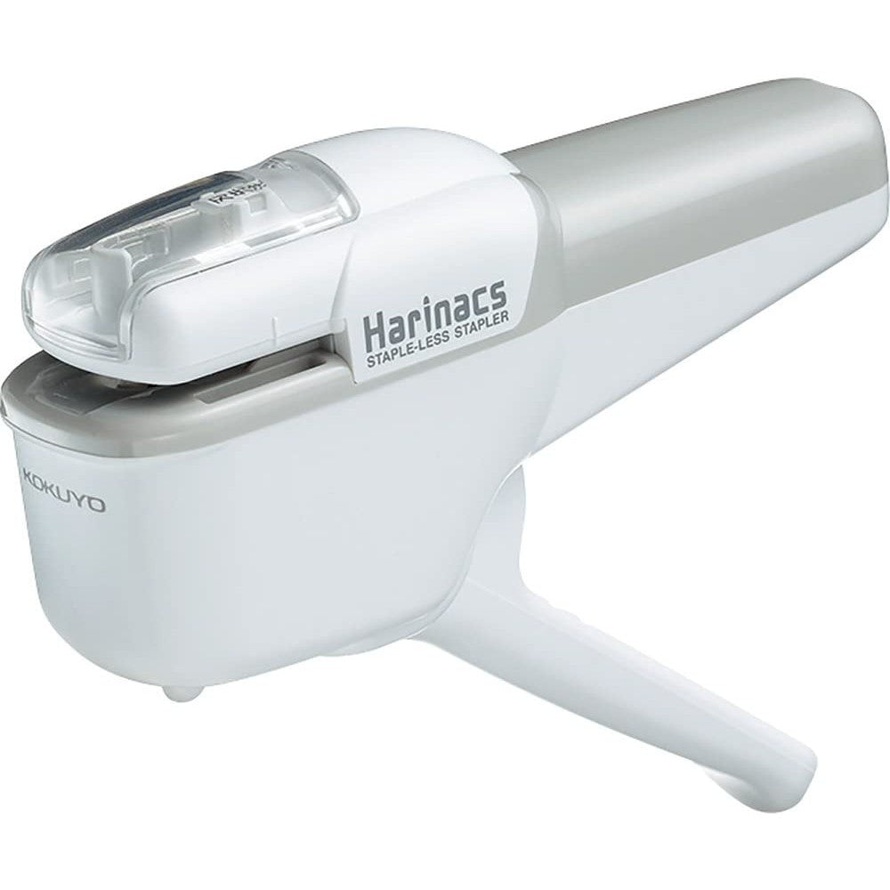 Kokuyo Harinacs Staplerless Stapler Gun-Type Paper Press 10 Sheets SLN-MSH110D SLN-MSH110G SLN-MSH110LB SLN-MSH110W
