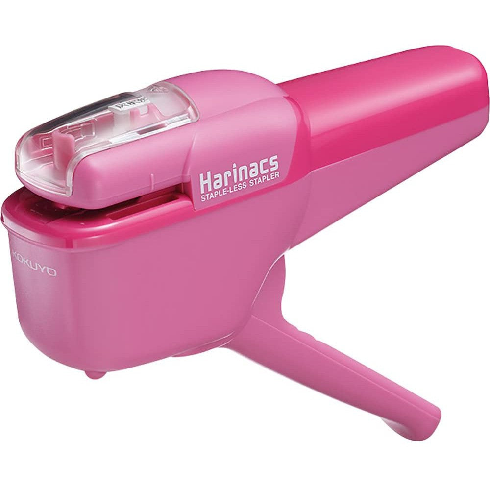 Kokuyo Harinacs Staplerless Stapler Gun-Type Paper Press 10 Sheets SLN-MSH110D SLN-MSH110G SLN-MSH110LB SLN-MSH110W