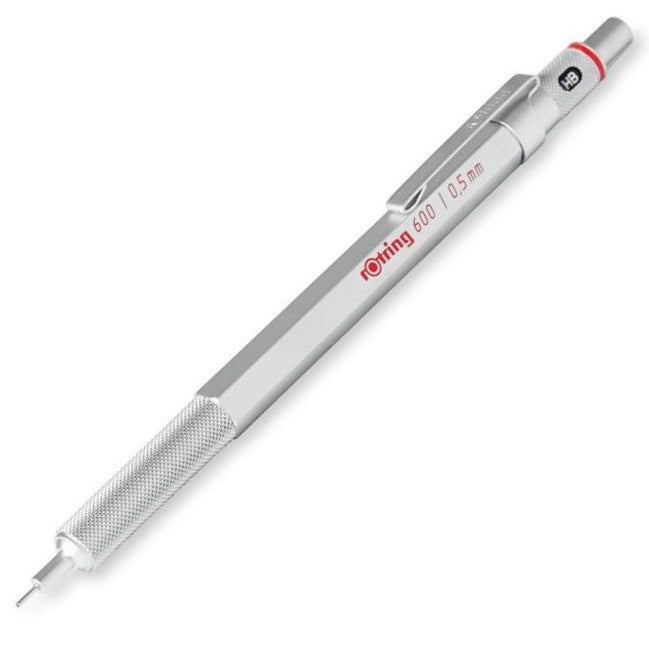 rOtring 600 Full Metal Drafting Pencil (0.3, 0.5, 0.7, 2.0 mm) Ballpoint Pen (1.0 mm) rotring