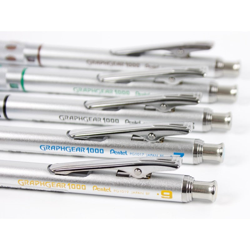 Japan Version Pentel Graph Gear 1000 Drafting Mech Pencil PG1015 0.3 0.4 0.5 0.7 0.9mm Graphgear 1000