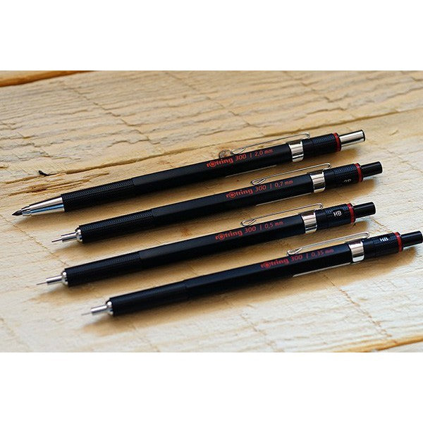 Rotring 300 Drafting Pencil Black Body (0.35mm, 0.5mm, 0.7mm, 2.0mm) rotring