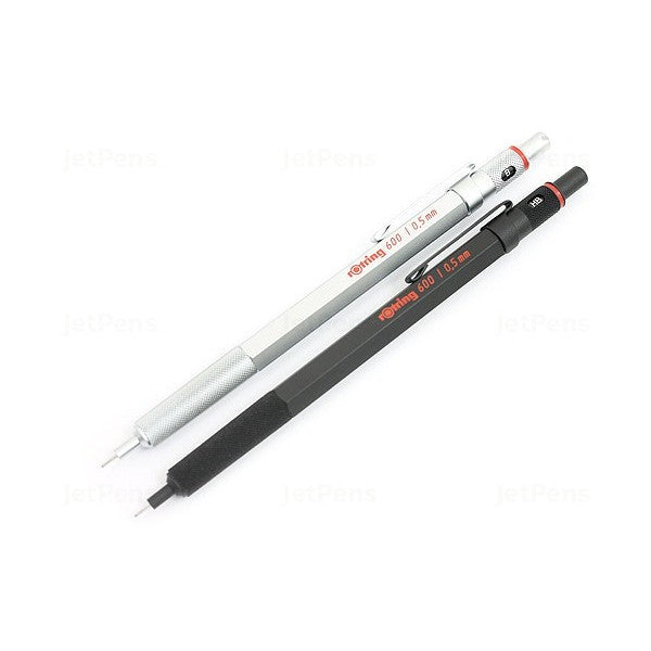 rOtring 600 Full Metal Drafting Pencil (0.3, 0.5, 0.7, 2.0 mm) Ballpoint Pen (1.0 mm) rotring
