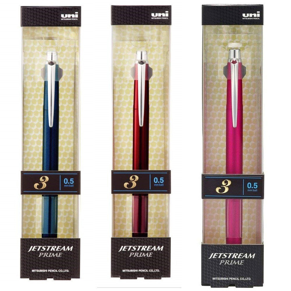 Uni Jetstream Prime 3 Color Ballpoint Multi Pen - 0.5 mm