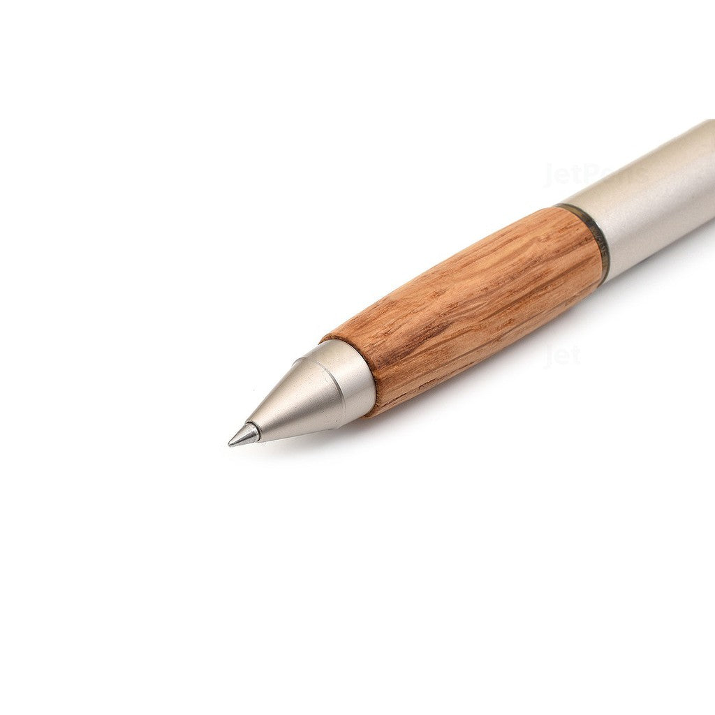Uni Pure Malt Glossy Gel Pen - 0.5 mm - Dark / Light Brown Wood Grip Uni-ball