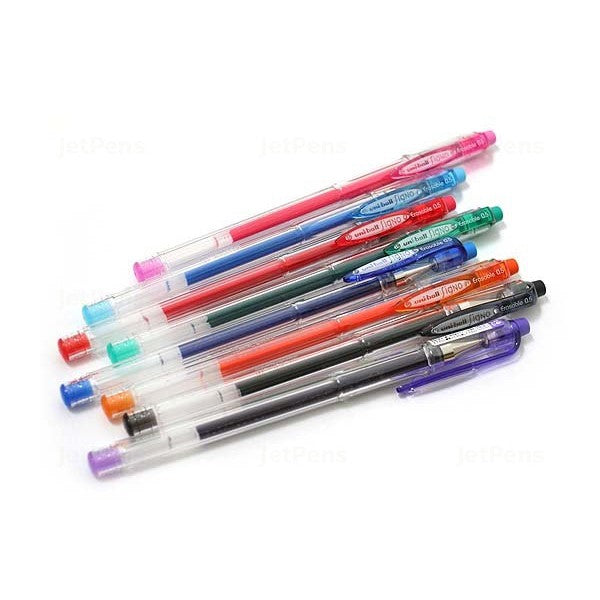 Uni-ball Signo Erasable Gel Pen - 0.5 mm - 8 Color Set