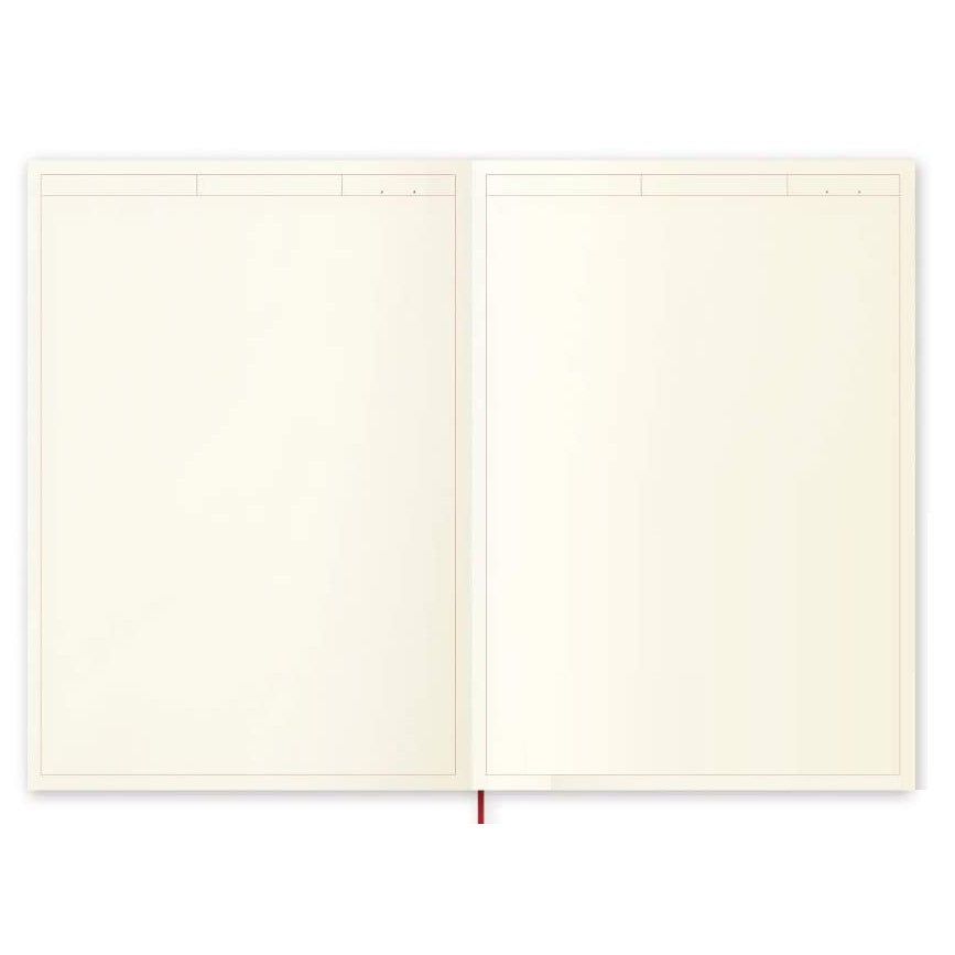 Midori MD Notebook Minimalist Diary- A5 A6- Grid, Lined, Blank, Grid, Frame