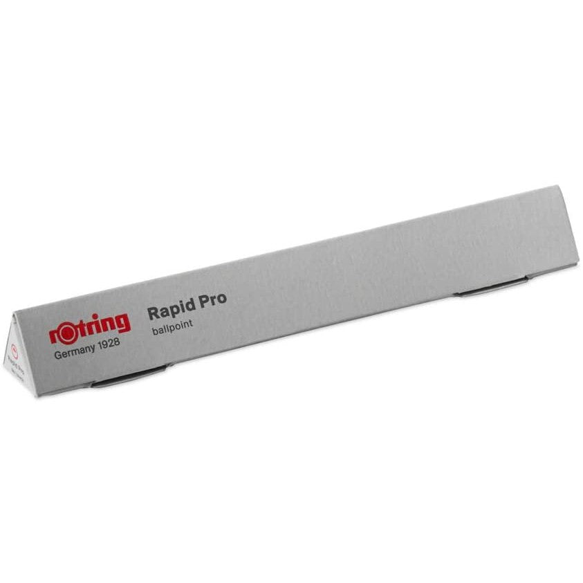 rOtring Rapid Pro Full Metal Drafting Pencil (0.5, 0.7, 2.0 mm) Ballpoint Pen (1.0mm) Black/Silver RapidPro rotring