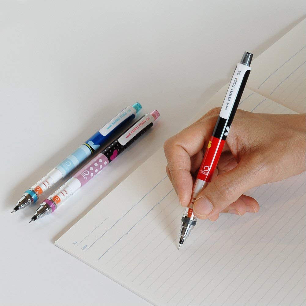 Uni Kuru Toga Disney Edition - Limited Daisy - Automatic Lead Rotation Mechanical Pencil