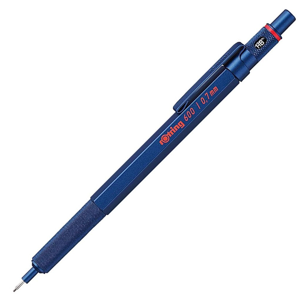 rOtring 600 Special Color Edition Full Metal Drafting Pencil (0.5 mm), Ballpoint Pen, Blue / Red / Green rotring