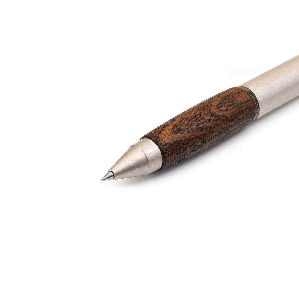 Uni Pure Malt Glossy Gel Pen - 0.5 mm - Dark / Light Brown Wood Grip Uni-ball