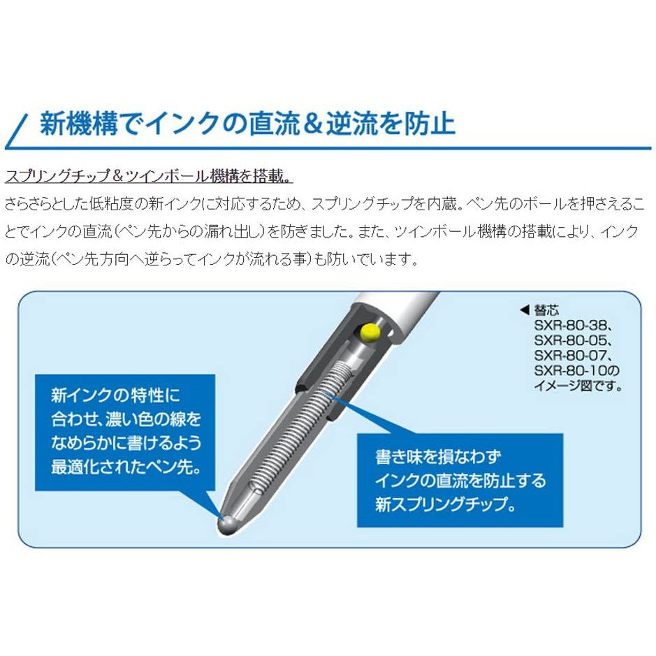 Refill for Mitsubishi Jetstream Pen SXR-5 (0.5mm) SXR-38 SXR-7Multi Function SXN-150 SXN-250