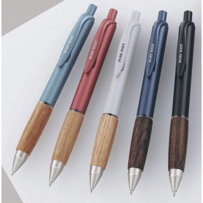 Limited Edition Uni Jetstream + Pure Malt Glossy Gel Pen 0.5 mm Wood Grip Uni-ball