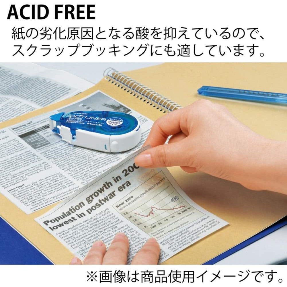 KOKUYO Dotliner Glue Tape Standard, Long, Hold, Long50, Power (refill or tape set) TA-DM400-08N D400-08N