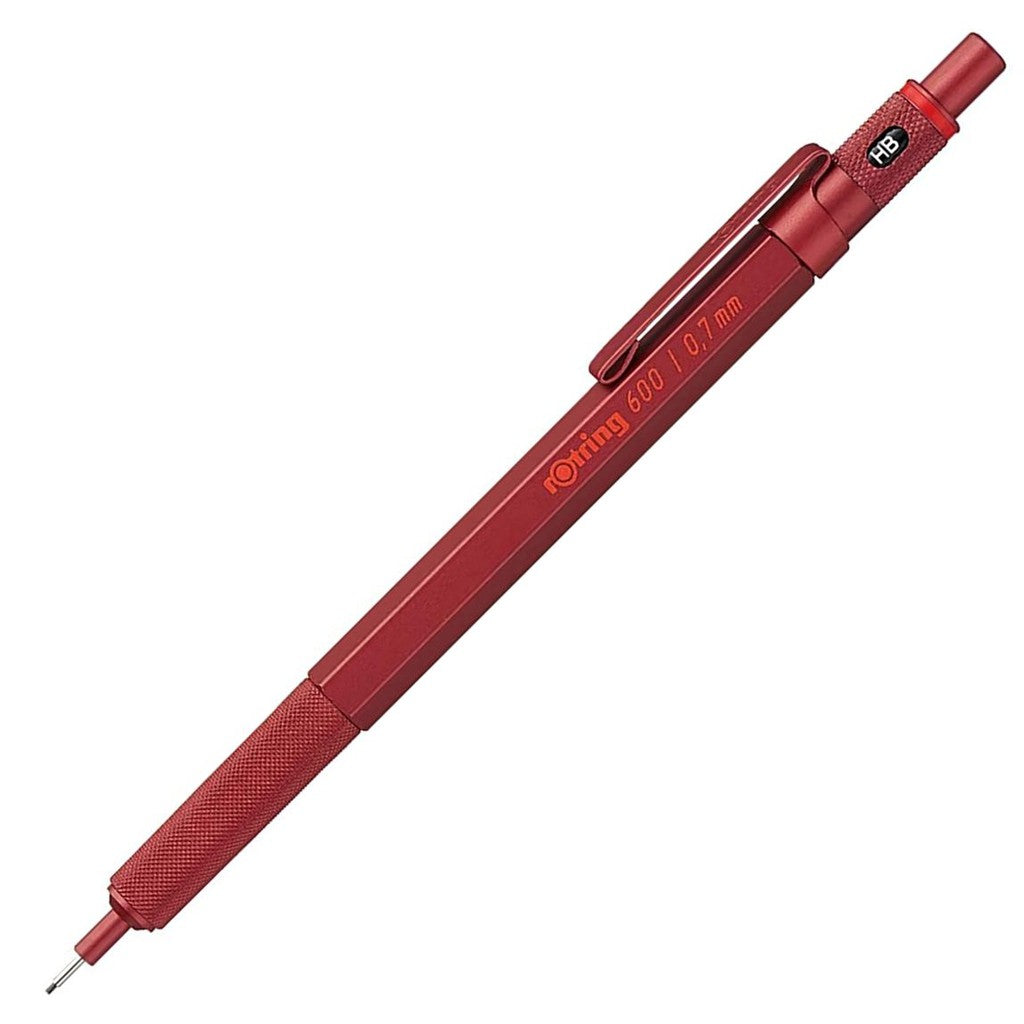 rOtring 600 Special Color Edition Full Metal Drafting Pencil (0.5 mm), Ballpoint Pen, Blue / Red / Green rotring