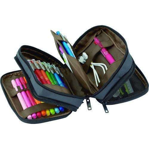 Original Lihit Lab Pen / Pencil Case - Book Type XXL (Triple)