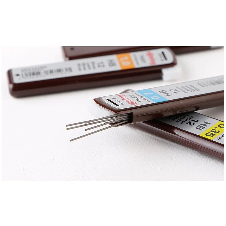 Rotring Tikky Hi-Polymer Pencil Lead (0.3 0.35 0.5 0.7 0.9 1.0 2.0 mm 2H H HB B 2B)