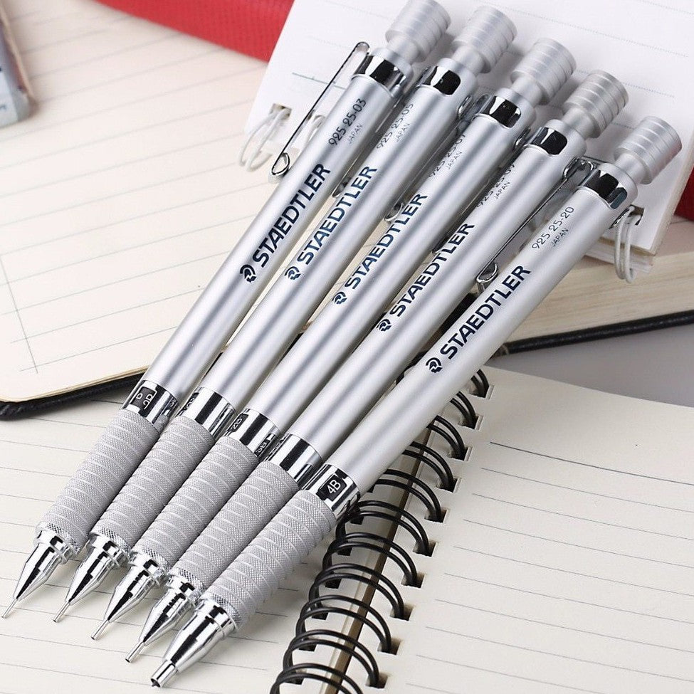 Staedtler 925-25 Drafting Mechanical Pencil Metal Body (0.3mm, 0.5mm, 0.7mm, 0.9mm,1.3mm, 2.0mm)