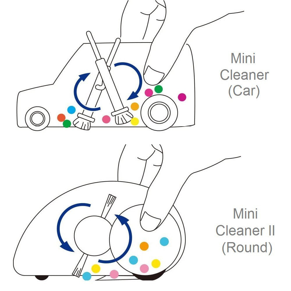 Midori Eraser Dust Mini Cleaner (Car) and Mini Cleaner II (Round)