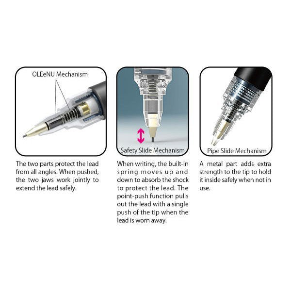 Platinum OLEeNU Lead Breakage Prevention Mechanical Pencil (0.5mm)