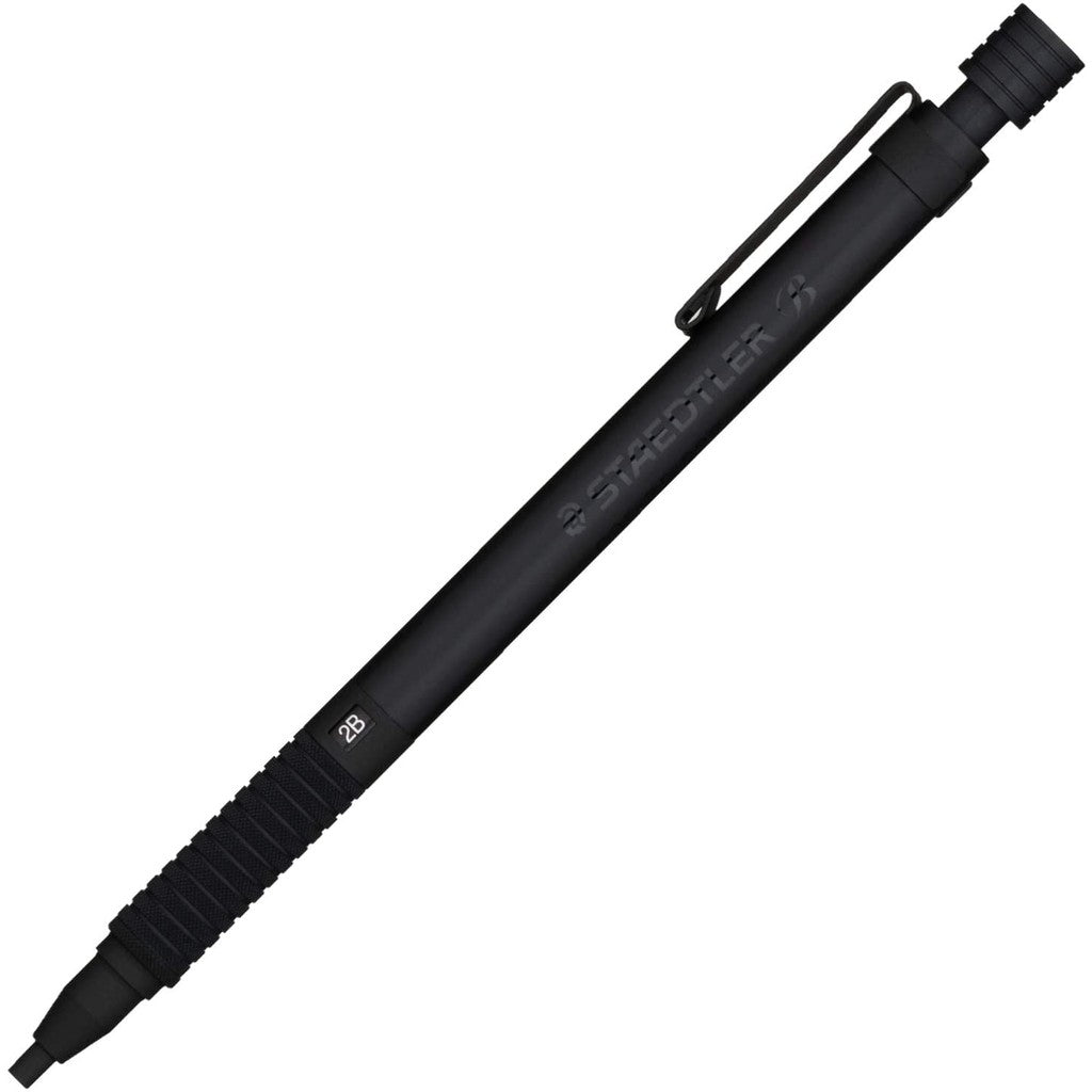 Staedtler All Black 925 Drafting Mechanical Pencil Metal Body(0.3, 0.5, 2.0)