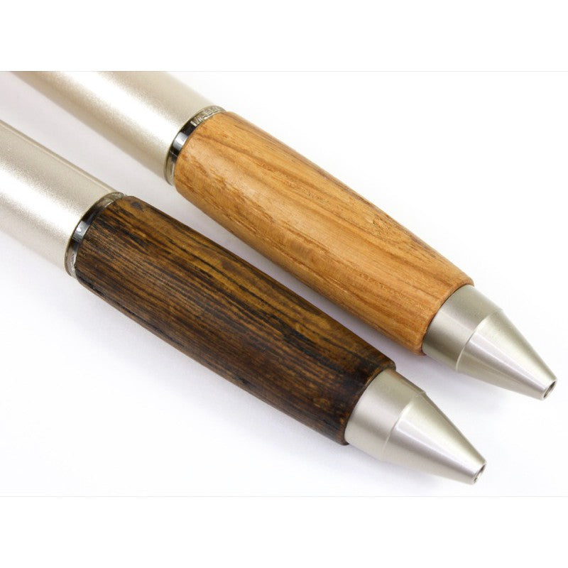 Uni Pure Malt Glossy Gel Pen - 0.5 mm - Dark / Light Brown Wood Grip Uni-ball