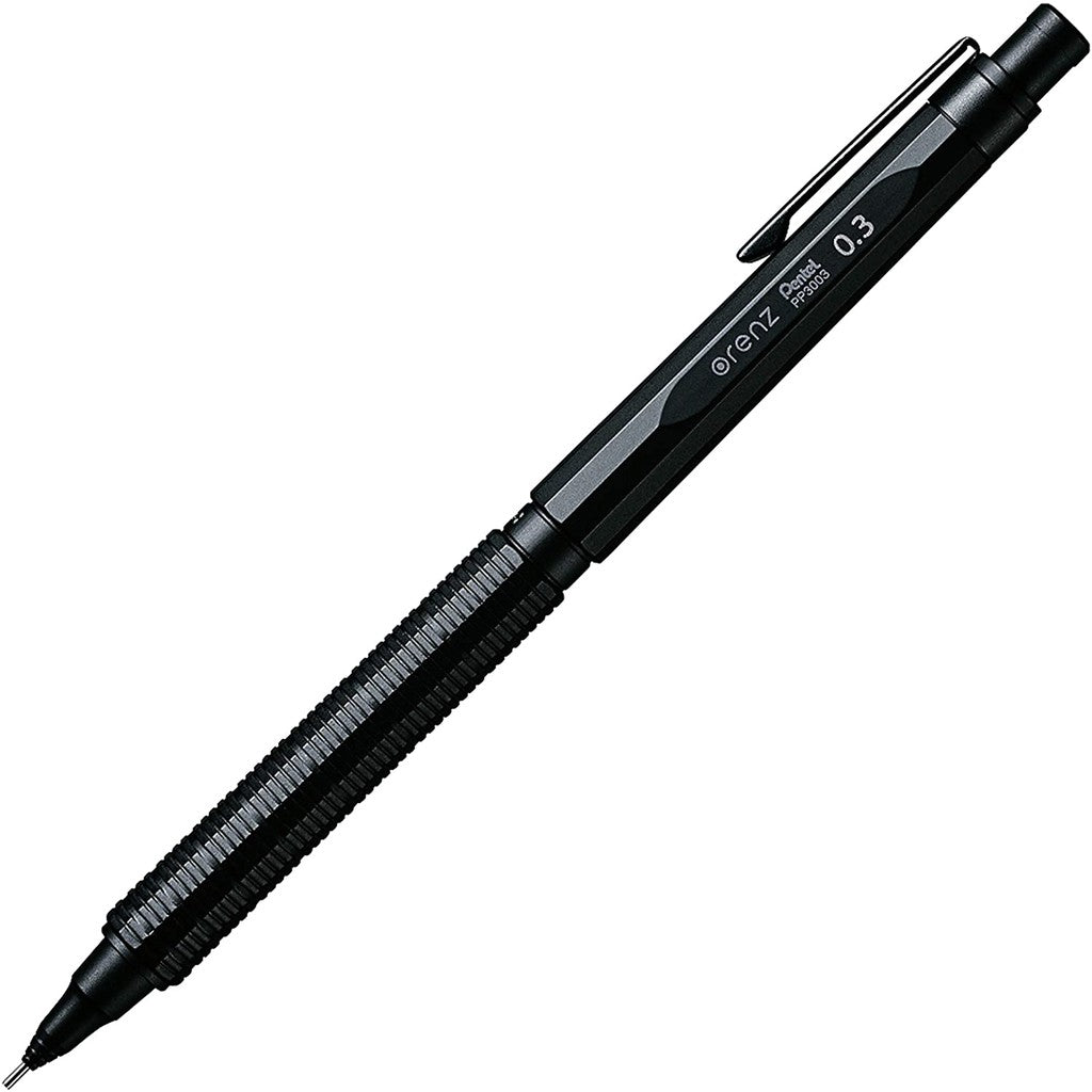 Pentel Orenz Nero Mechanical Drafting Pencil (0.2mm, 0.3mm, 0.5mm) Spring loaded Metal Auto Feed