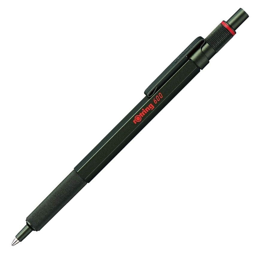 rOtring 600 Special Color Edition Full Metal Drafting Pencil (0.5 mm), Ballpoint Pen, Blue / Red / Green rotring