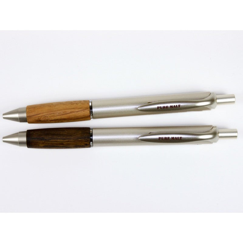 Uni Pure Malt Glossy Gel Pen - 0.5 mm - Dark / Light Brown Wood Grip Uni-ball