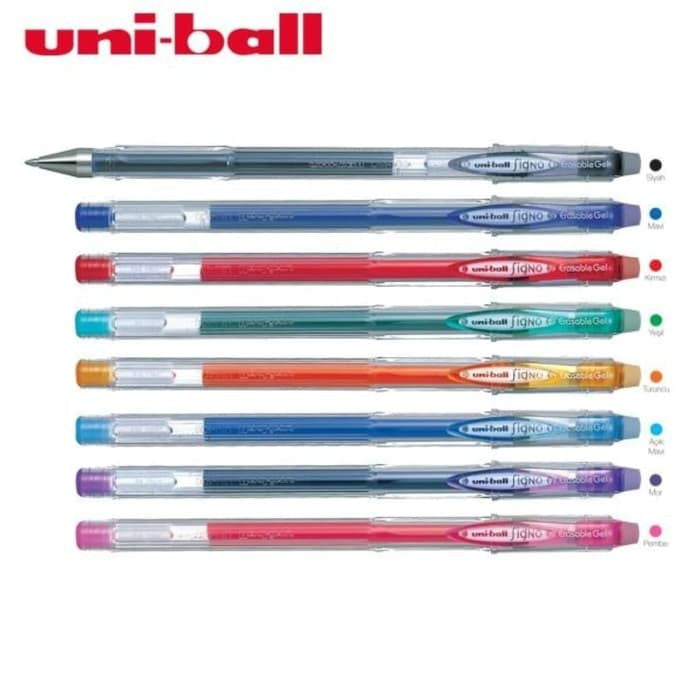 Uni-ball Signo Erasable Gel Pen - 0.5 mm - 8 Color Set