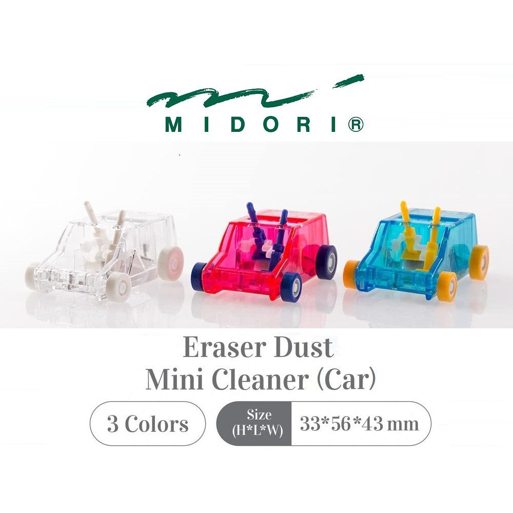 Midori Eraser Dust Mini Cleaner (Car) and Mini Cleaner II (Round)