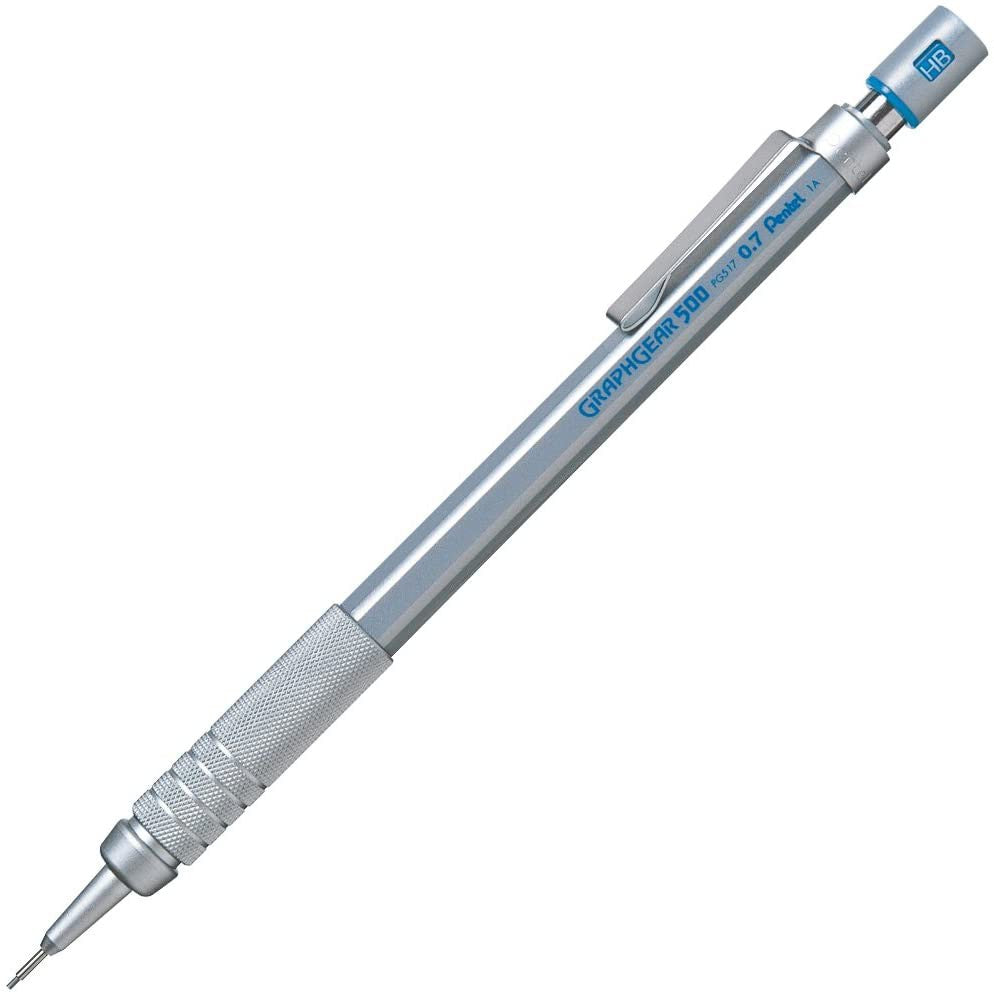 Japan Version Pentel Graph Gear 500 Drafting Mech Pencil 0.3 0.4 0.5 0.7 0.9mm PG513 PG514 PG515 PG517 PG519