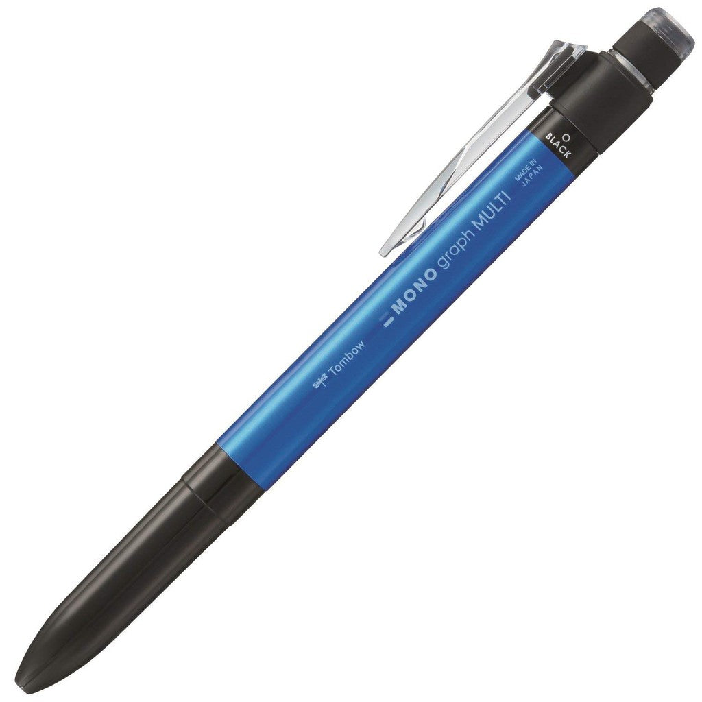 Tombow Mono Graph Multi -2 Color Pen + Mechanical Pencil + Twist Eraser