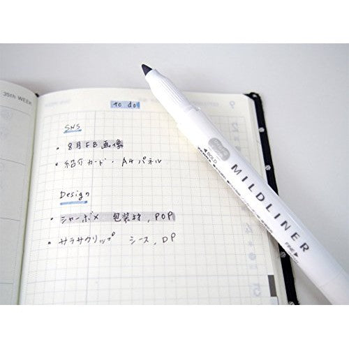 Original Japan Zebra Mildliner Double Sided Highlighter - 15 Colors Value Bundle
