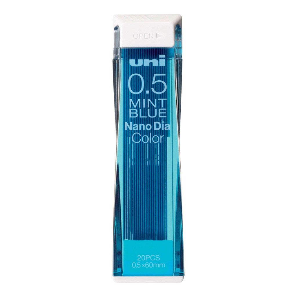 Uni Nano Diamond Color Erasable Lead - 0.5 mm - Orange Green Red Mint Blue Pink