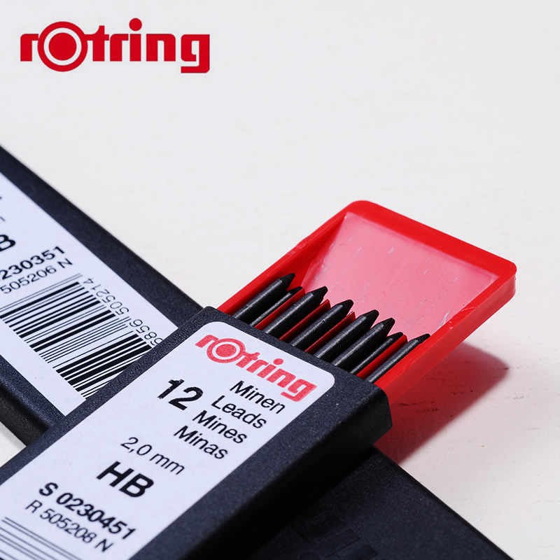 Rotring Tikky Hi-Polymer Pencil Lead (0.3 0.35 0.5 0.7 0.9 1.0 2.0 mm 2H H HB B 2B)