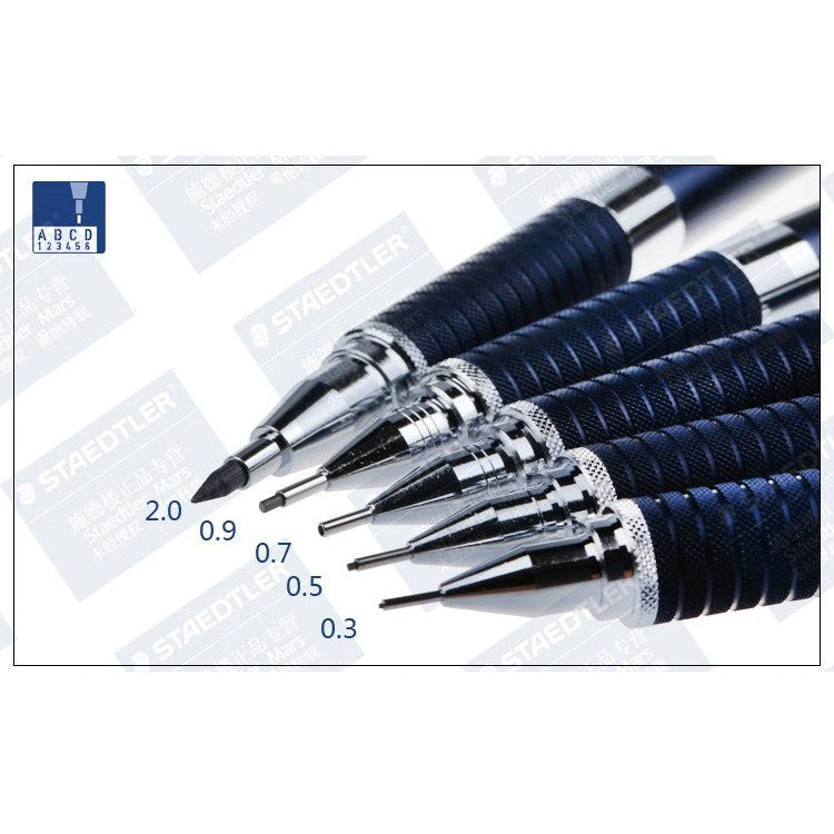 Staedtler 925 -35 Drafting Mechanical Pencil Metal Body(0.3, 0.5, 0.7, 0.9, 2.0)