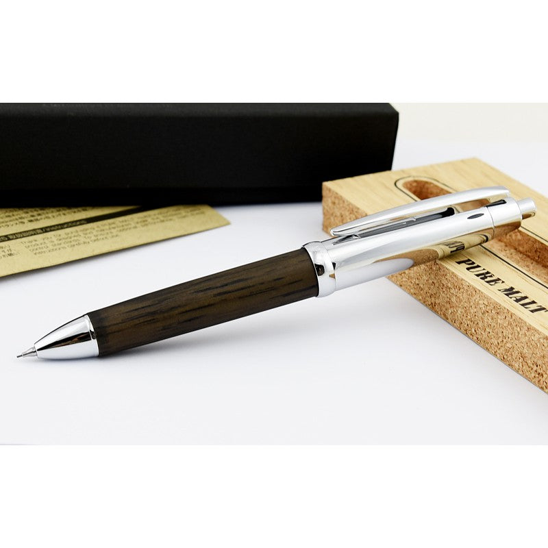 Mitsubishi Uni Multi Function Pen 4-in-1: 3 Color & Mechanical Pencil Pure Malt Premium