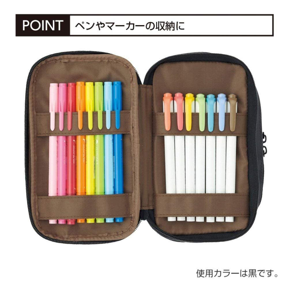 Original Lihit Lab Pen / Pencil Case - Book Type XXL (Triple)