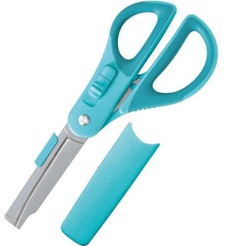 Kokuyo 2Way Scissors & Cutter Hako-ake Glueless HASA-P410 2-way 2 way