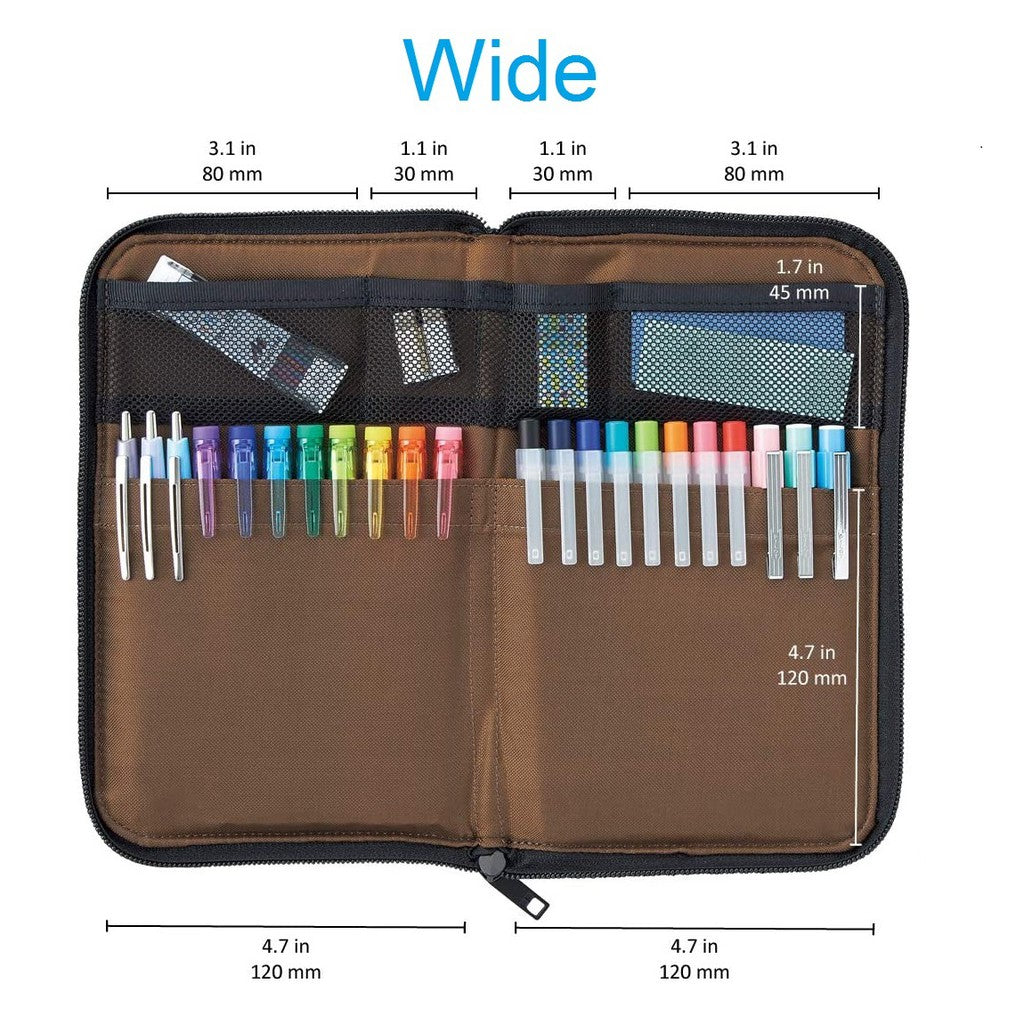 Original Lihit Lab Pen / Pencil Case - Flat type New release Wide Thin A7652-6 A7653-24